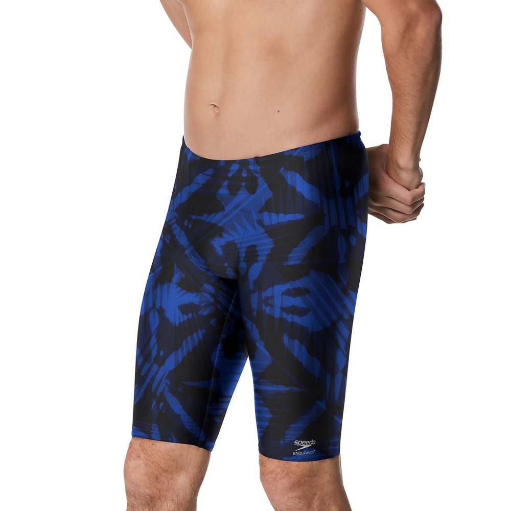 NWT  Speedo Men's Reflected Jammer Swimsuit
